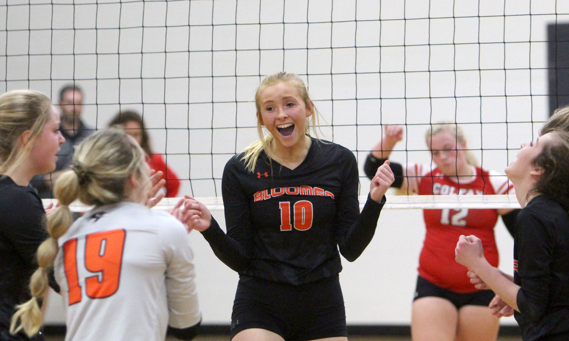 Colfax at Bloomer volleyball 10-8-19
